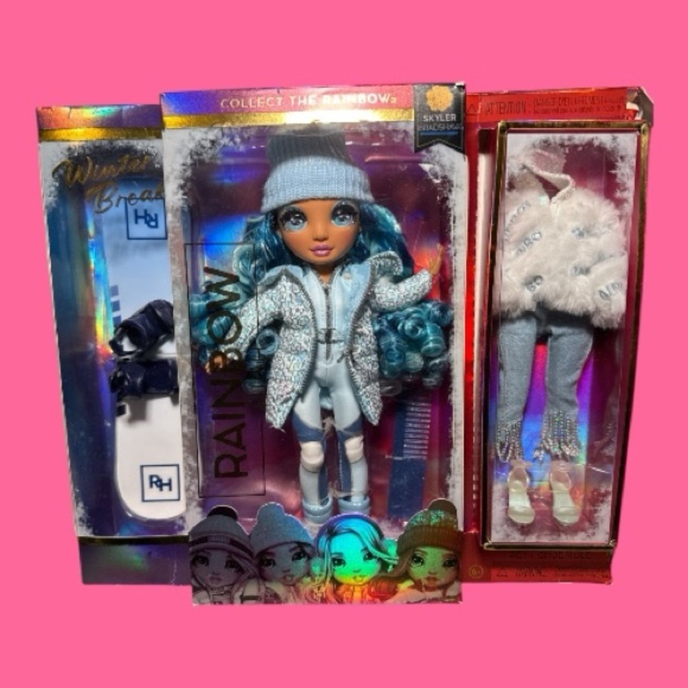 NEW! Rainbow High Winter Break Skyler Bradshaw Glam Doll Collectors Edition